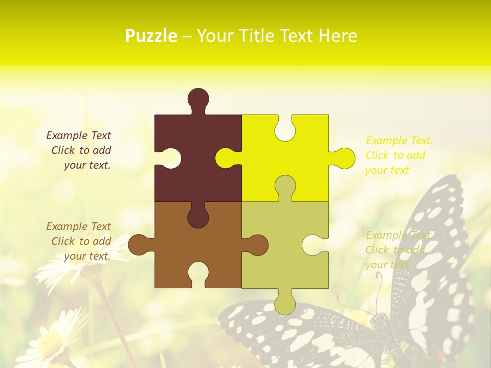 Landscape Plant Sky PowerPoint Template