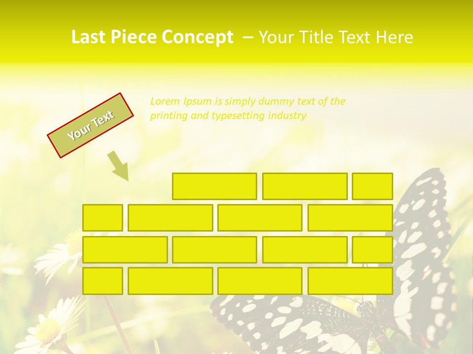 Landscape Plant Sky PowerPoint Template