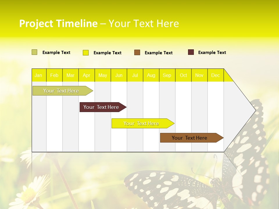 Landscape Plant Sky PowerPoint Template