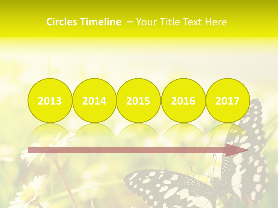 Landscape Plant Sky PowerPoint Template