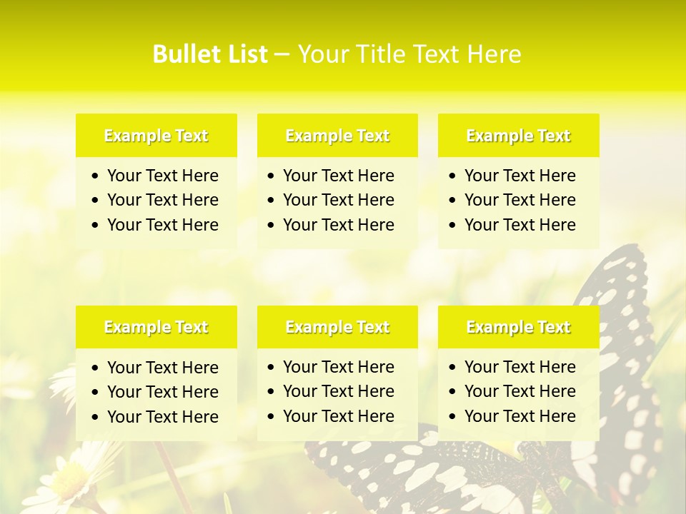 Landscape Plant Sky PowerPoint Template