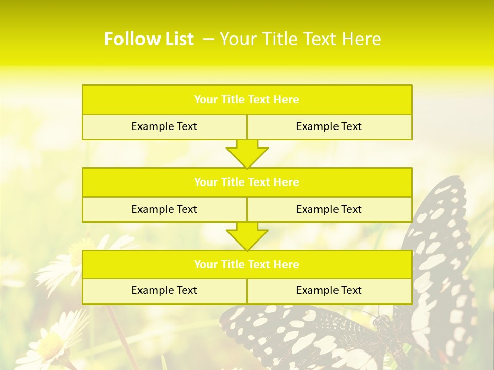 Landscape Plant Sky PowerPoint Template