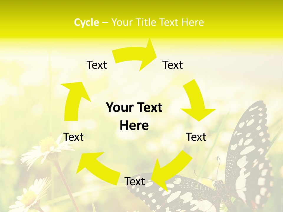 Landscape Plant Sky PowerPoint Template