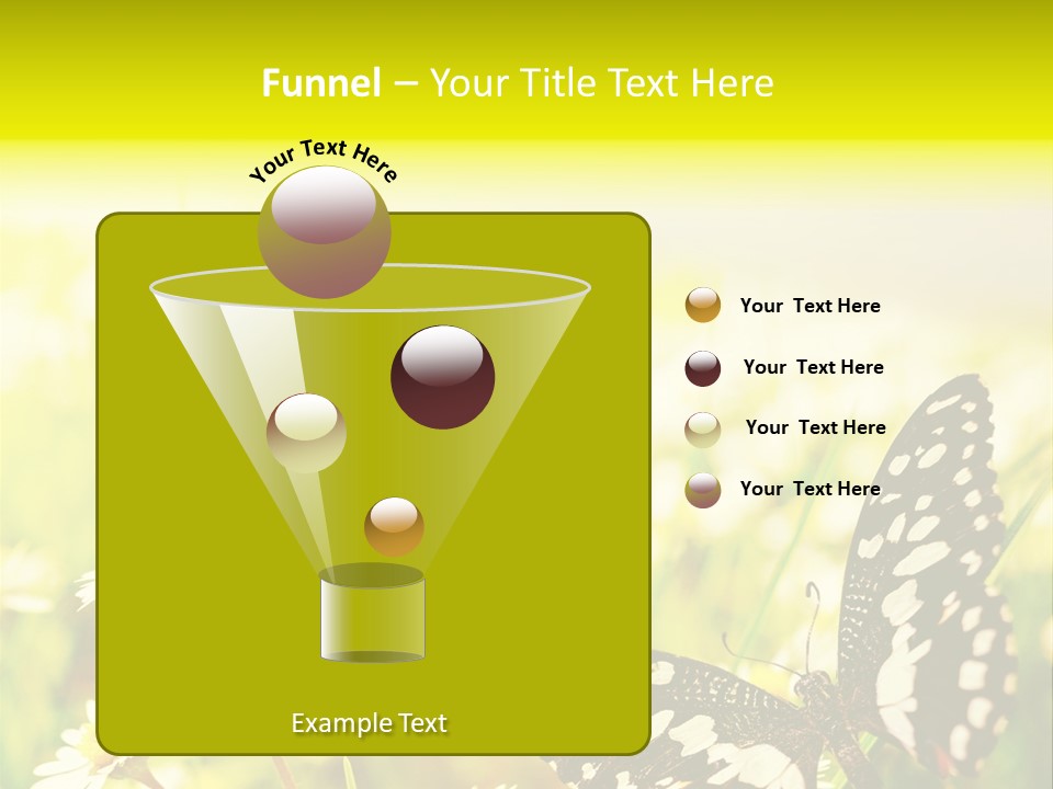 Landscape Plant Sky PowerPoint Template