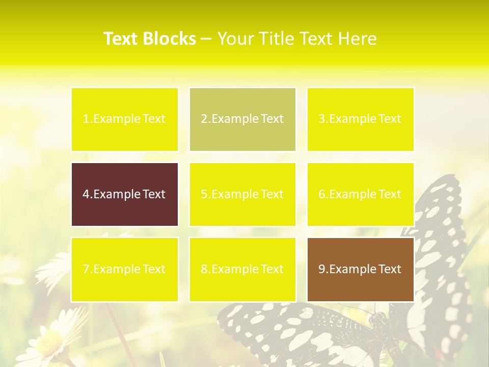 Landscape Plant Sky PowerPoint Template