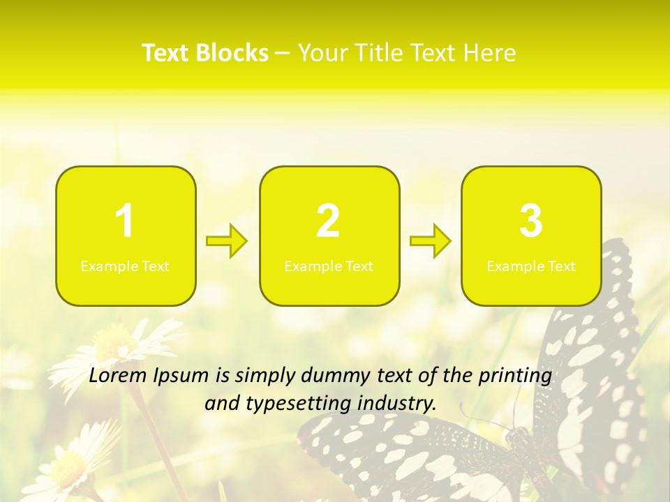 Landscape Plant Sky PowerPoint Template