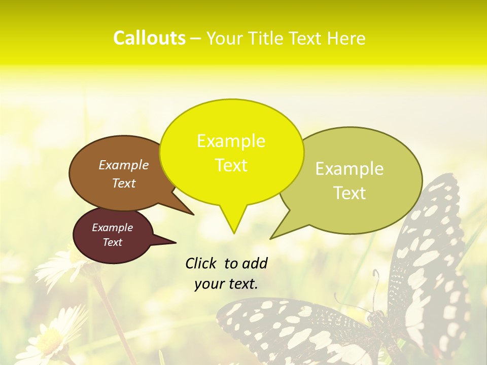 Landscape Plant Sky PowerPoint Template