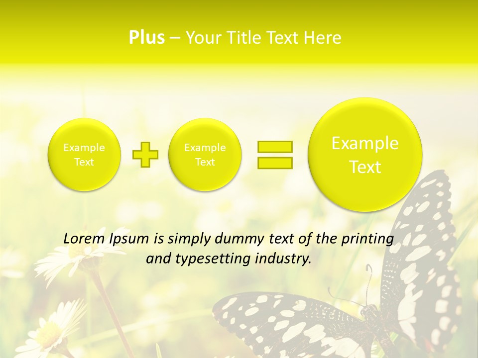 Landscape Plant Sky PowerPoint Template