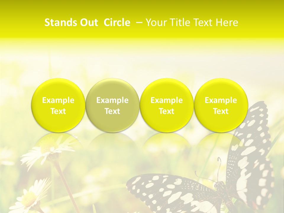 Landscape Plant Sky PowerPoint Template