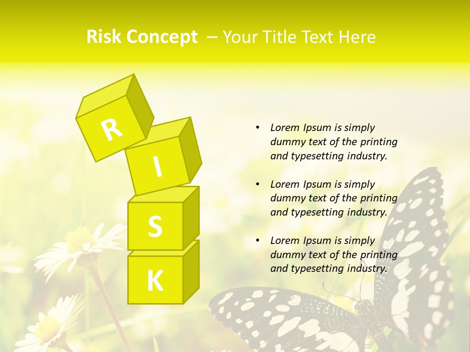 Landscape Plant Sky PowerPoint Template