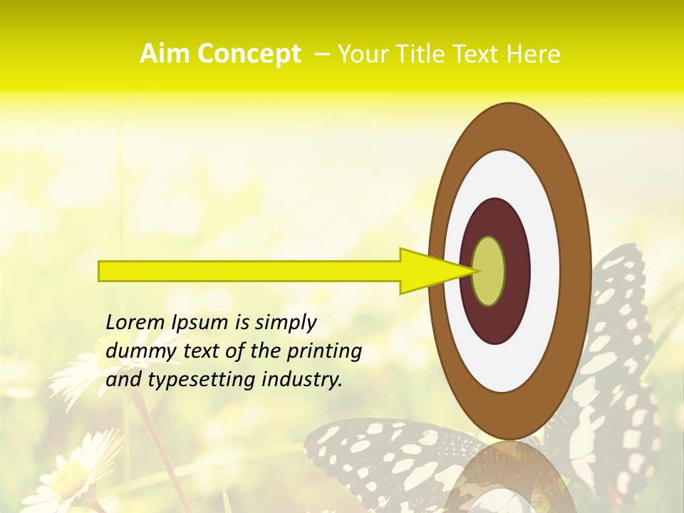 Landscape Plant Sky PowerPoint Template