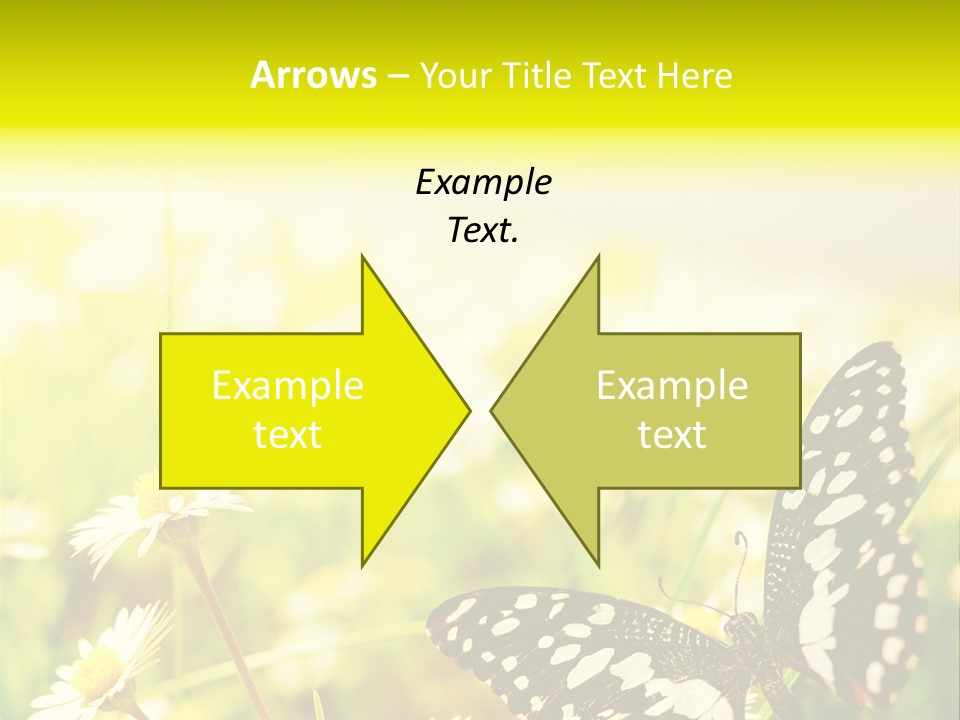 Landscape Plant Sky PowerPoint Template
