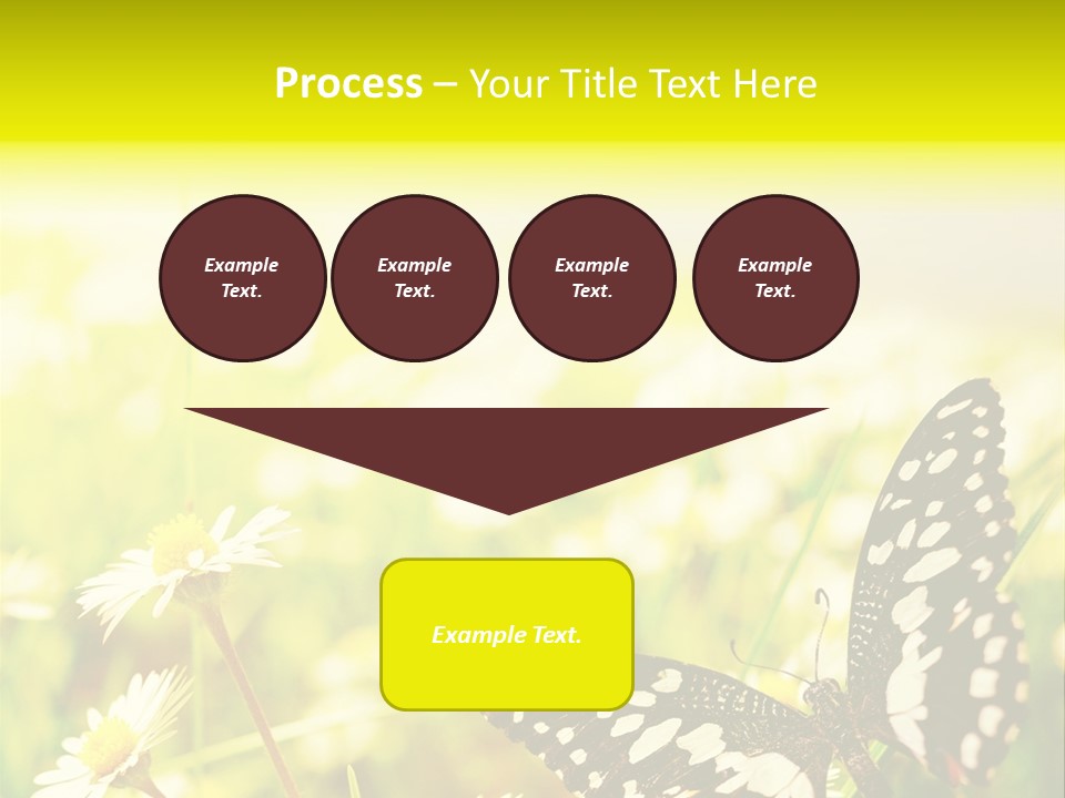 Landscape Plant Sky PowerPoint Template