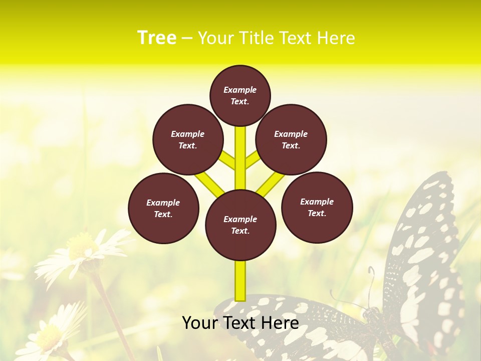Landscape Plant Sky PowerPoint Template