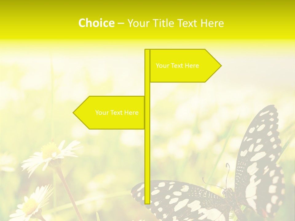 Landscape Plant Sky PowerPoint Template