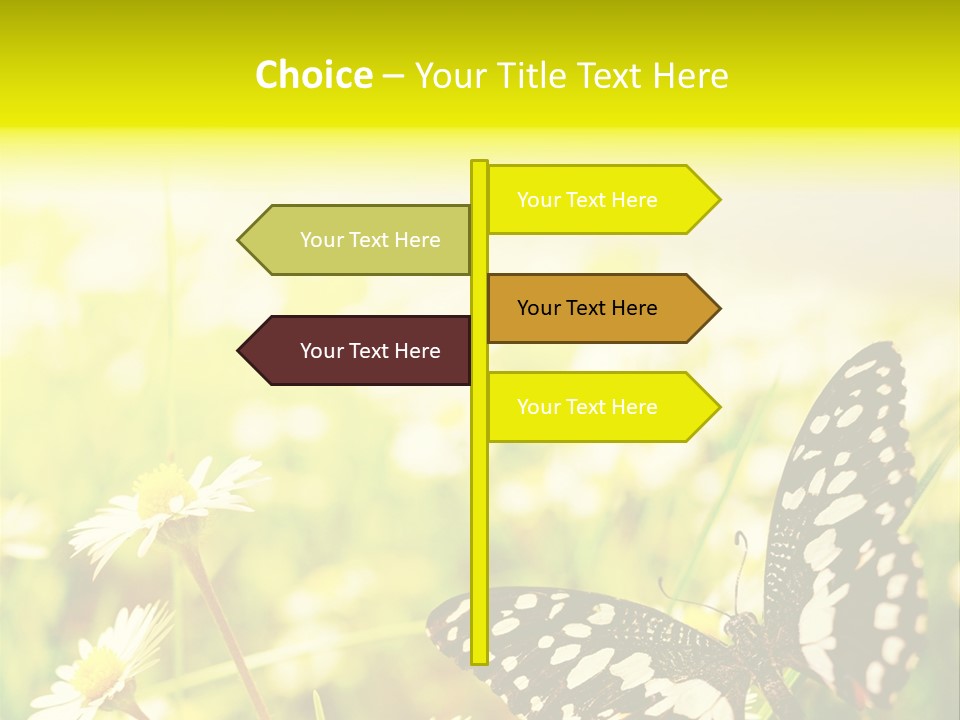 Landscape Plant Sky PowerPoint Template