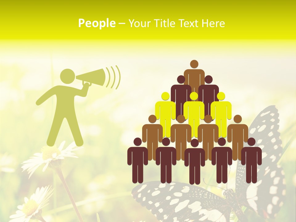 Landscape Plant Sky PowerPoint Template