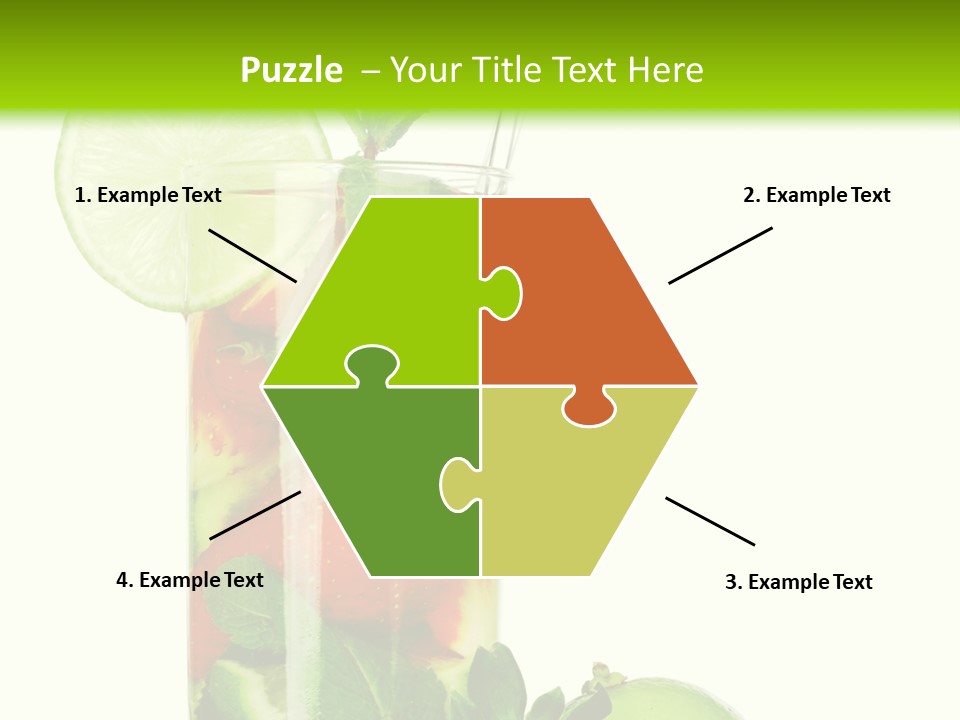 Decoration Sweet Lime PowerPoint Template