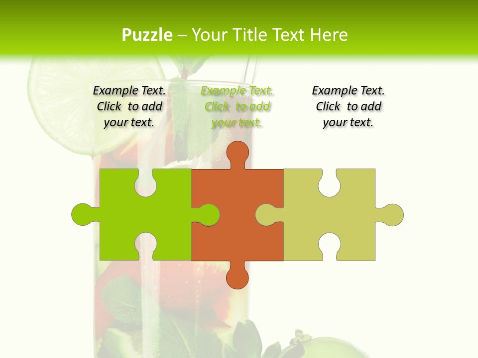 Decoration Sweet Lime PowerPoint Template