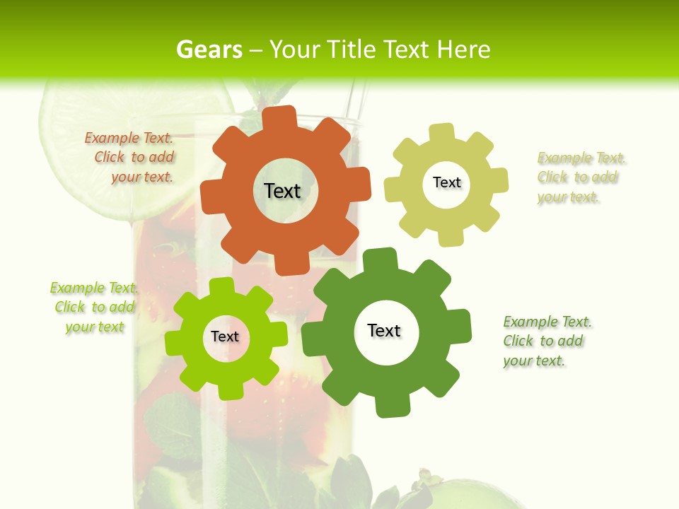 Decoration Sweet Lime PowerPoint Template