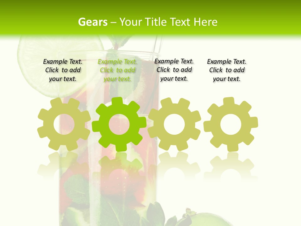 Decoration Sweet Lime PowerPoint Template