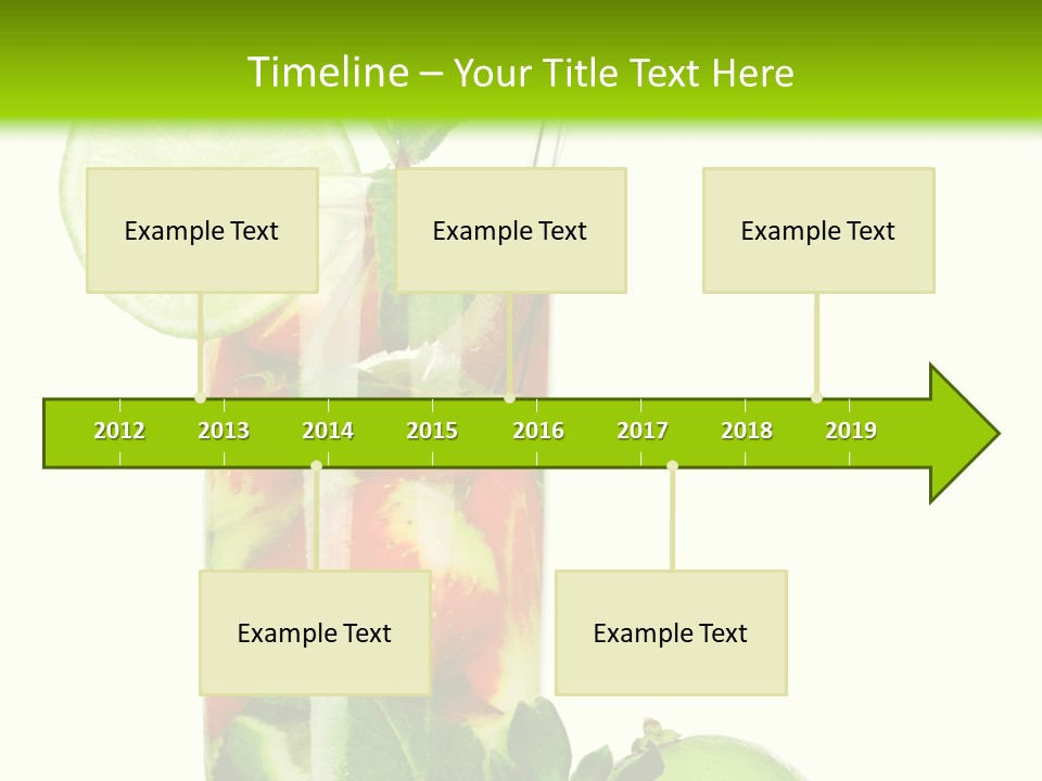 Decoration Sweet Lime PowerPoint Template