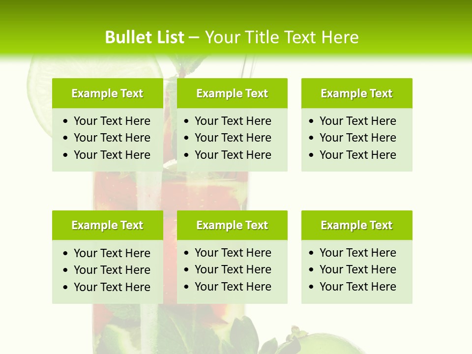 Decoration Sweet Lime PowerPoint Template