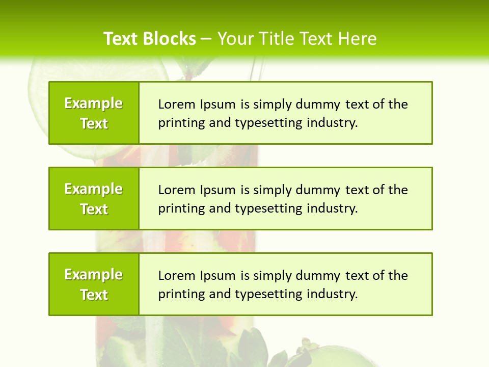 Decoration Sweet Lime PowerPoint Template