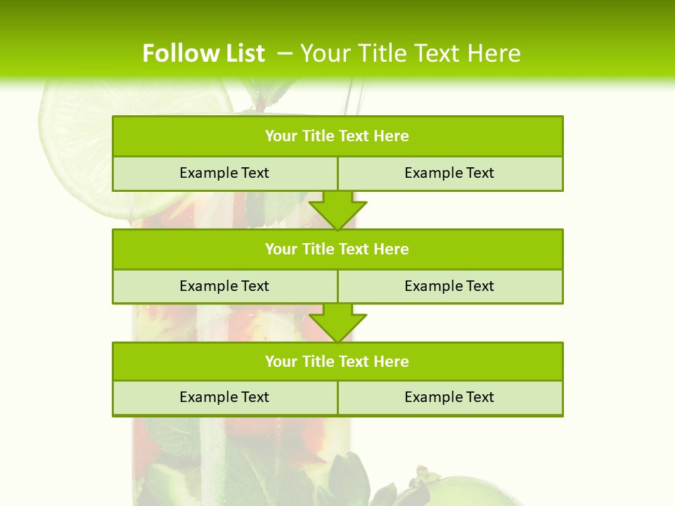 Decoration Sweet Lime PowerPoint Template