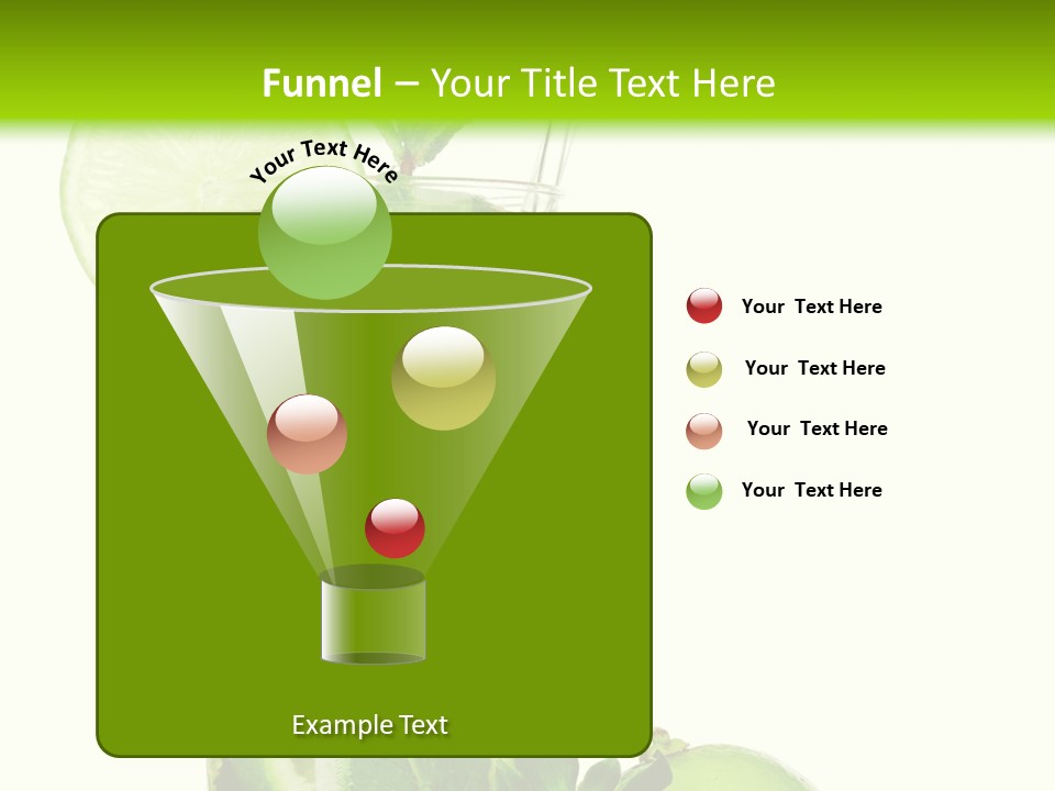 Decoration Sweet Lime PowerPoint Template