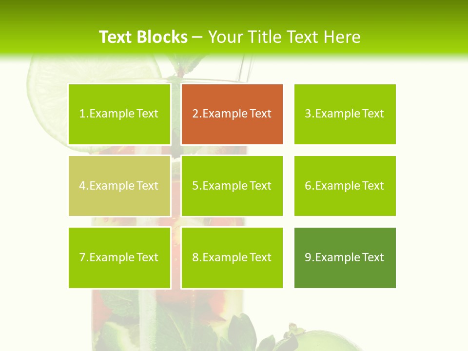 Decoration Sweet Lime PowerPoint Template