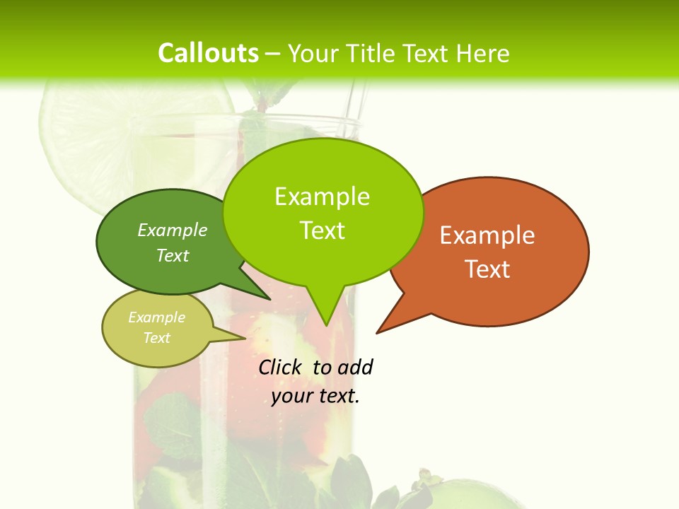 Decoration Sweet Lime PowerPoint Template