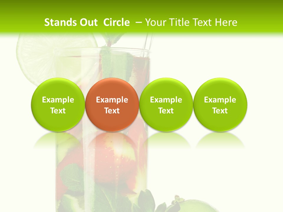 Decoration Sweet Lime PowerPoint Template