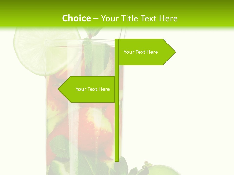 Decoration Sweet Lime PowerPoint Template