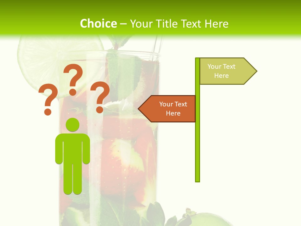 Decoration Sweet Lime PowerPoint Template