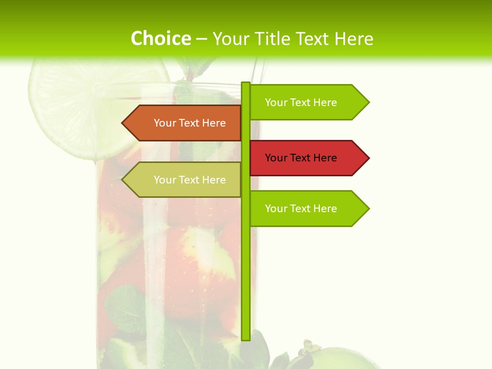 Decoration Sweet Lime PowerPoint Template