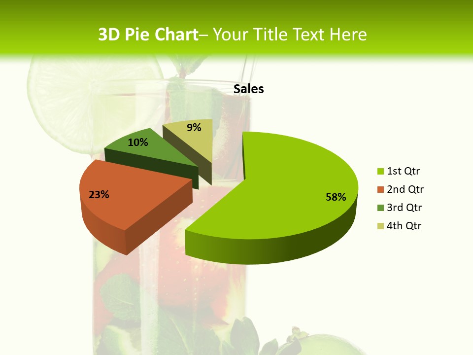 Decoration Sweet Lime PowerPoint Template