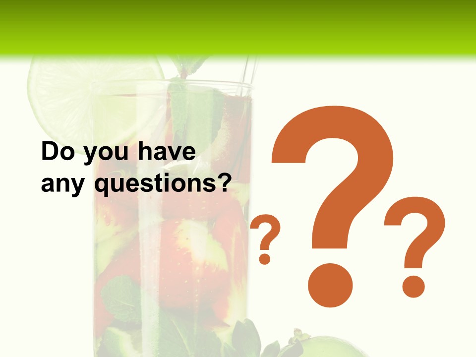 Decoration Sweet Lime PowerPoint Template