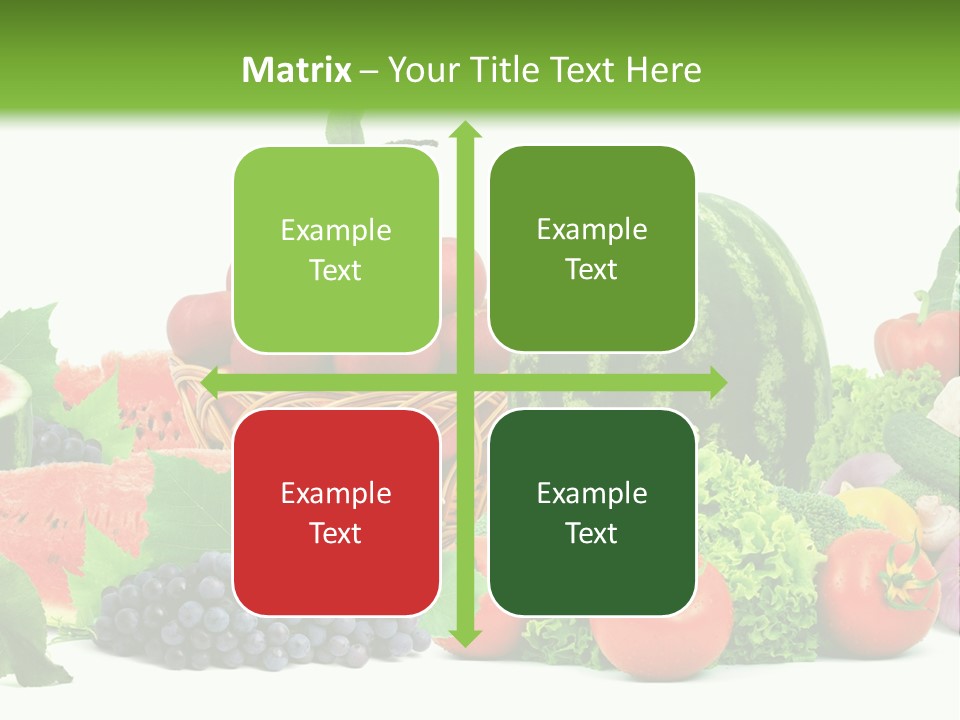 Freshness Isolated Juicy PowerPoint Template