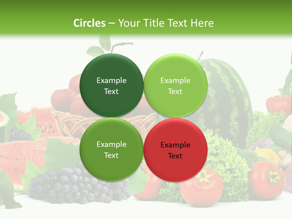 Freshness Isolated Juicy PowerPoint Template