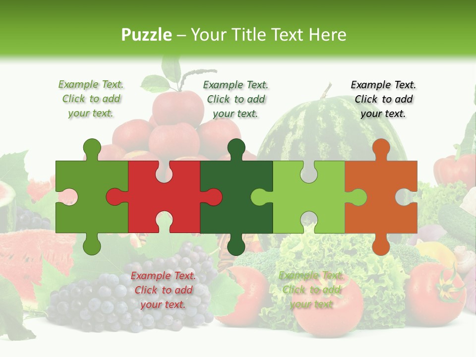 Freshness Isolated Juicy PowerPoint Template