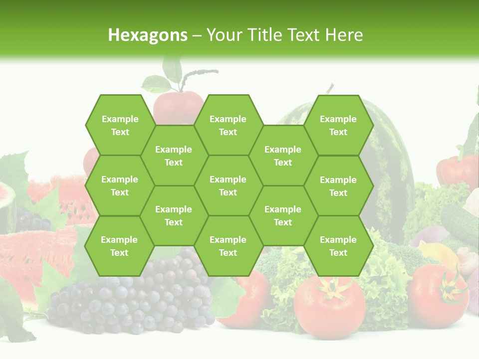 Freshness Isolated Juicy PowerPoint Template