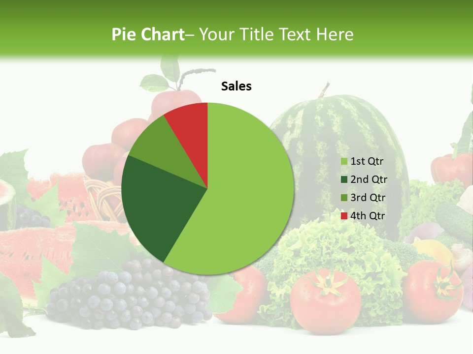 Freshness Isolated Juicy PowerPoint Template