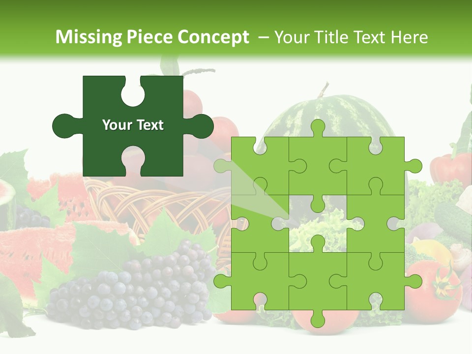 Freshness Isolated Juicy PowerPoint Template