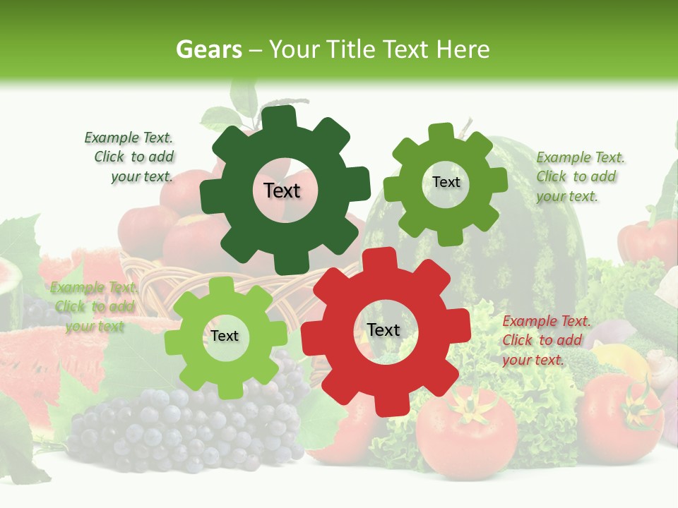 Freshness Isolated Juicy PowerPoint Template