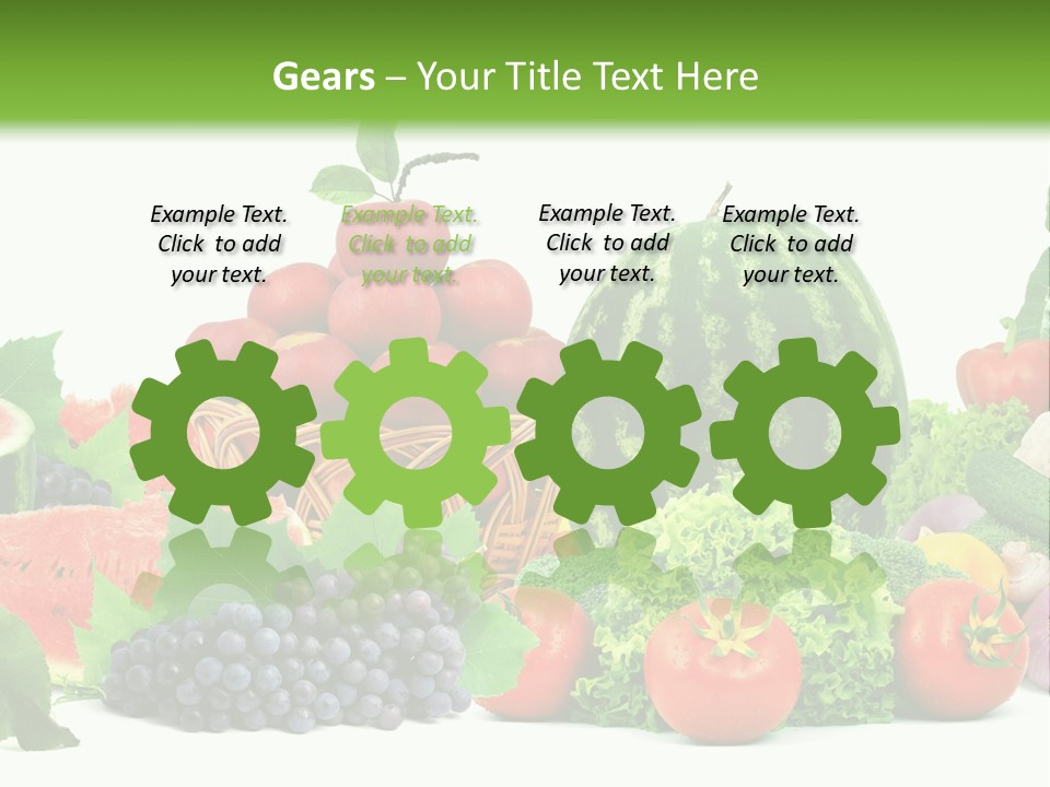 Freshness Isolated Juicy PowerPoint Template