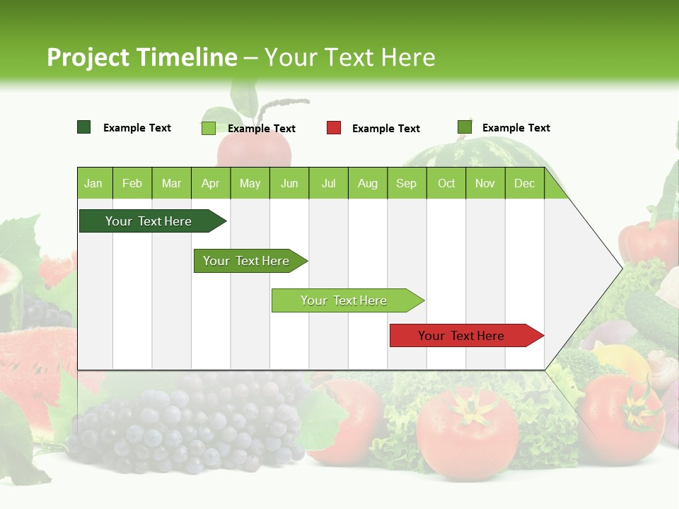 Freshness Isolated Juicy PowerPoint Template