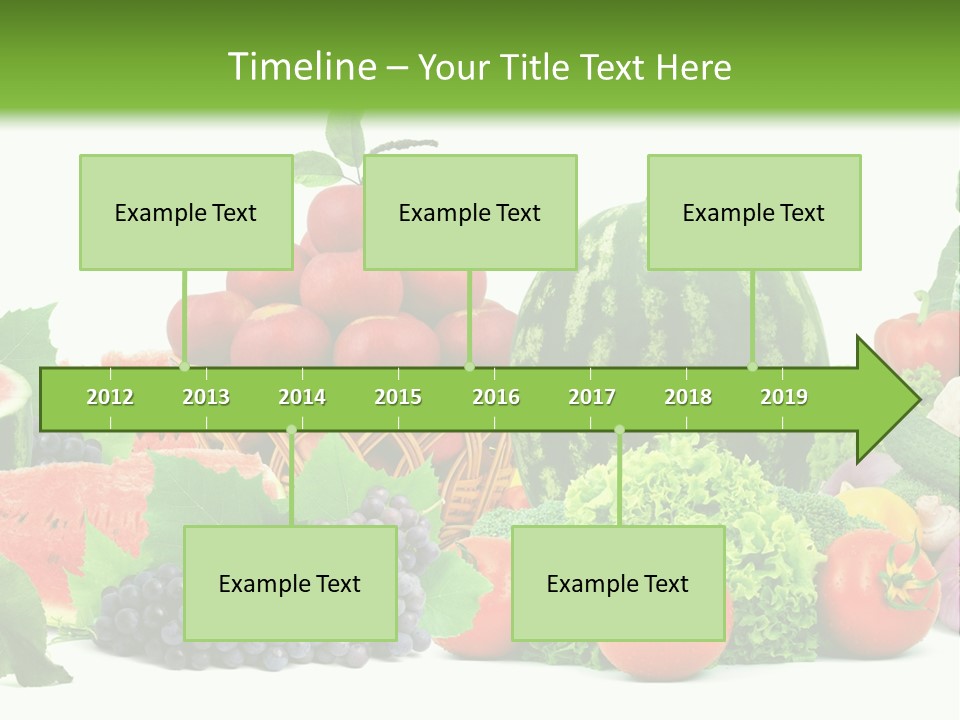 Freshness Isolated Juicy PowerPoint Template