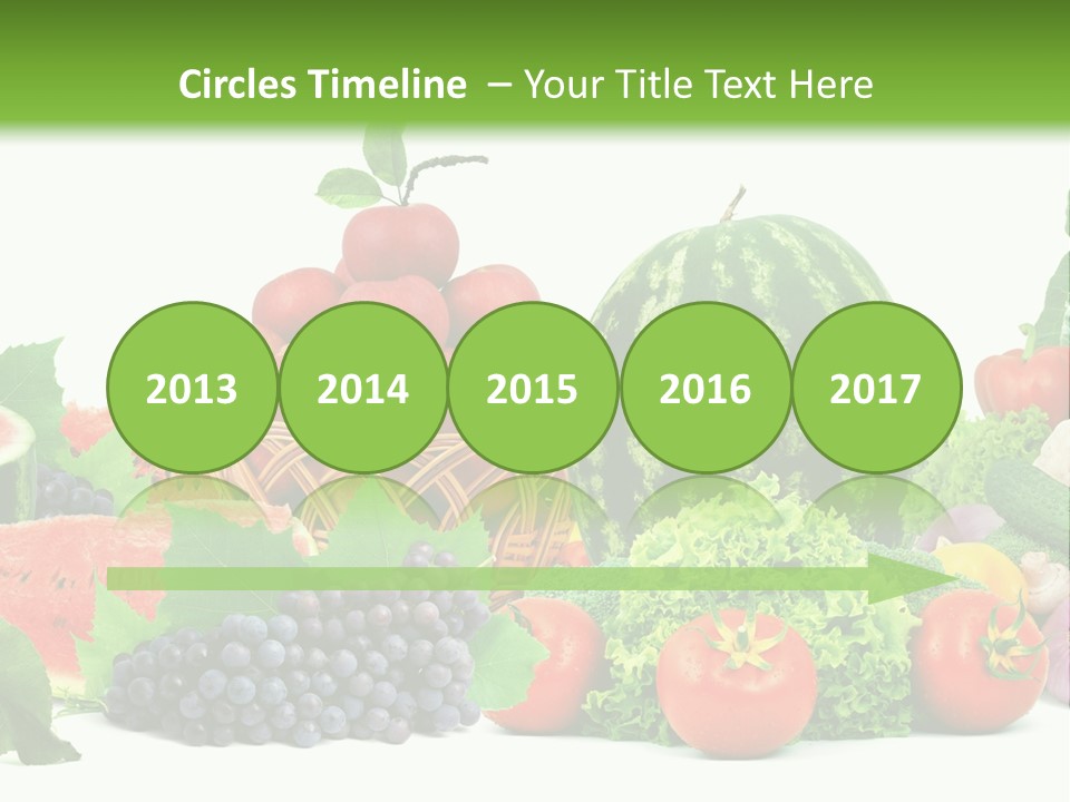 Freshness Isolated Juicy PowerPoint Template