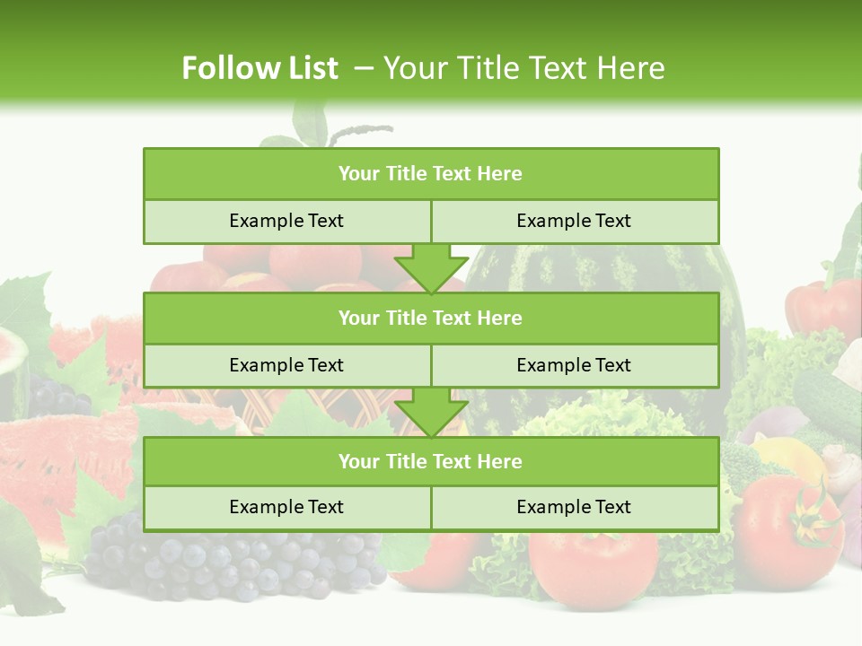 Freshness Isolated Juicy PowerPoint Template
